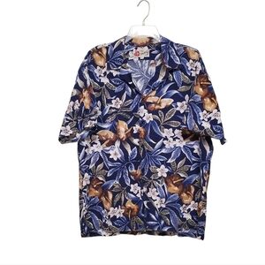 Vintage Hilo Hattie Hawaiian Shirt Unisex Size XL